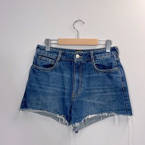 Frank and Oak cut off denim shorts size 28